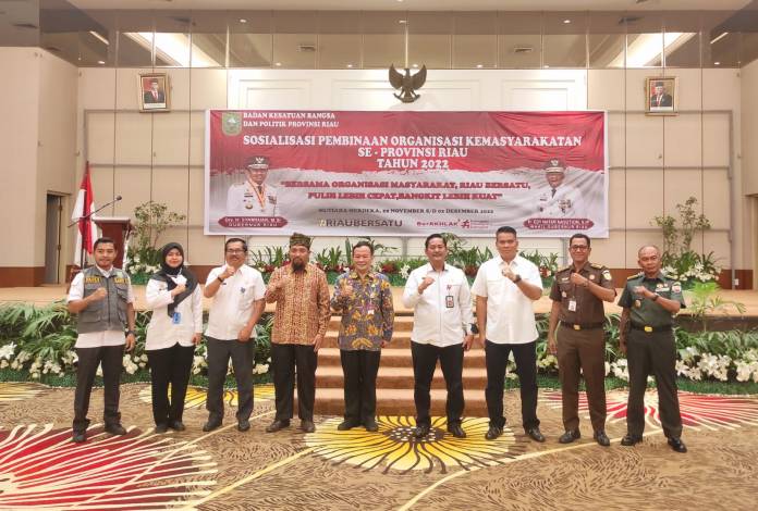 Ormas Dibina Jelang Pemilu di Riau, Diminta Jaga Kesatuan dan Persatuan