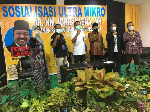 Idris Laena Sosialisasi Tujuan Pembentukan Sinergi Ekosistem BUMN Ultra Mikro di Pelalawan