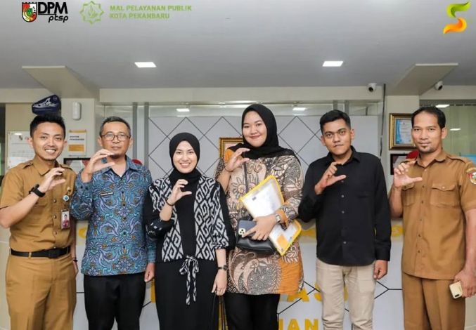 Bahas Promosi Penanaman Modal, DPMPTSP Kota Bukittinggi Kunjungi DPMPTSP Kota Pekanbaru