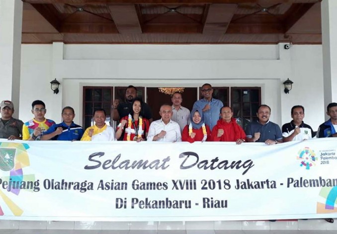 Raih Medali Perunggu, Atlet Takraw Riau Dijamu Gubri