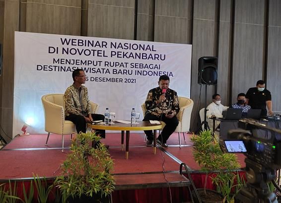 Konsorium Webinar Nasional di Novotel Pekanbaru, Bahas Strategi Menjemput Rupat sebagai Destinasi Wisata Baru