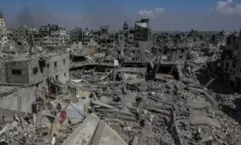 Rekaman Drone Tunjukkan Gaza jadi Lautan Puing akibat Kebiadaban Israel