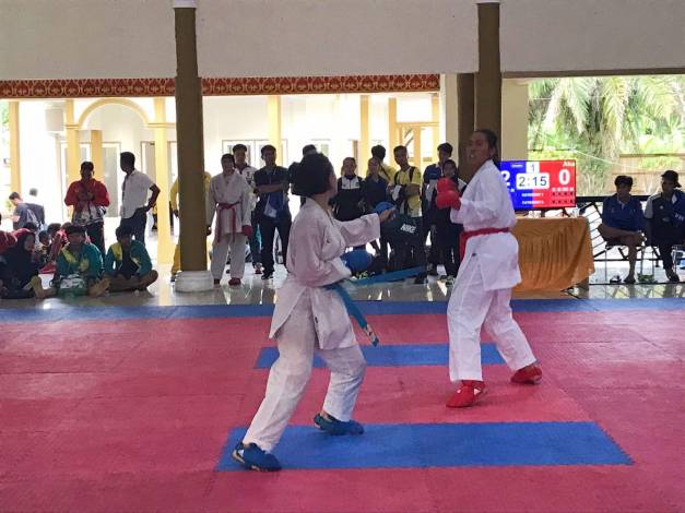 Hari Pertama Porprov X Riau, Pelalawan Amankan 2 Emas dari Cabor Karate