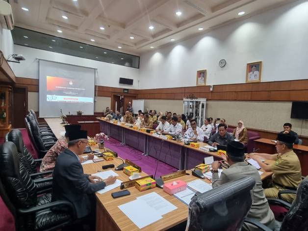 Tahapan Coklit Daftar Pemilih Pemilu 2024, DPRD Riau Tekankan KPU Harus Bersinergi