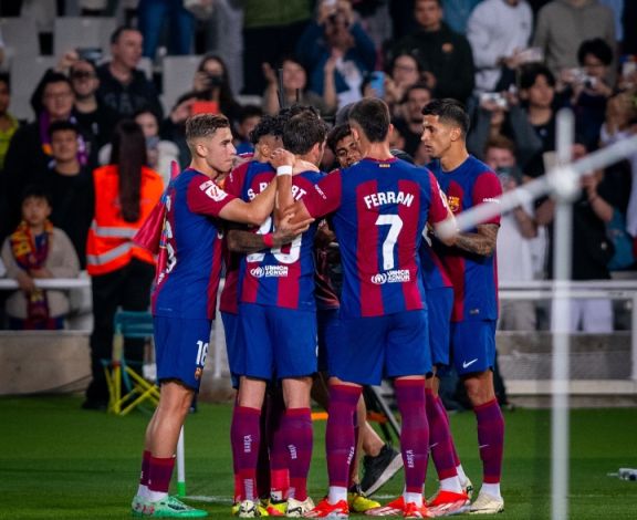Menang 2-0 Atas Real Sociedad, Barcelona Naik ke Peringkat Dua Klasemen La Liga