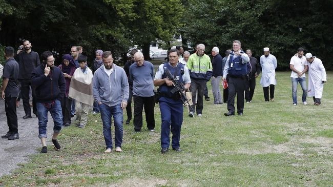 Kisah Menegangkan Saksi Penembakan Masjid Selandia Baru