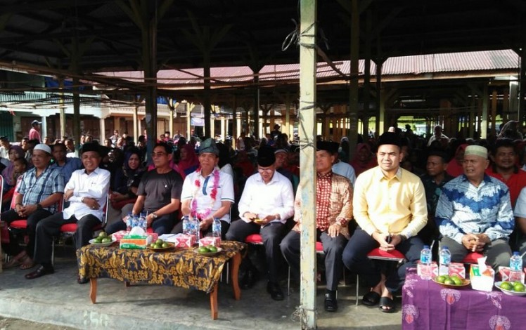 Warga Tanjung Koto Kampar Hulu Siap Menangkan Firdaus di Pilgubri 2018