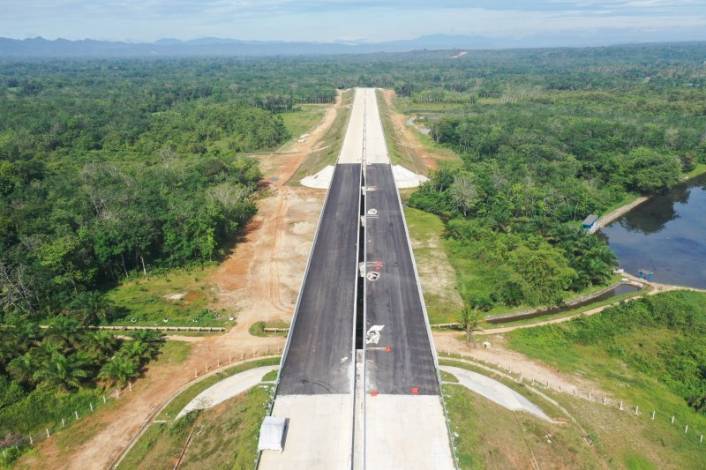 Tuntas 2023, Progres Jalan Tol Bangkinang-Koto Kampar Capai 75,13 Persen