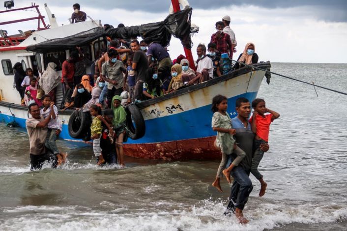Pengungsi Rohingya Mulai Pindah ke Pekanbaru