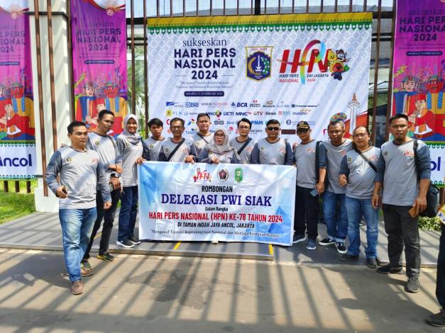 Diskominfo Lepas 17 Delegasi PWI Siak ke HPN Jakarta