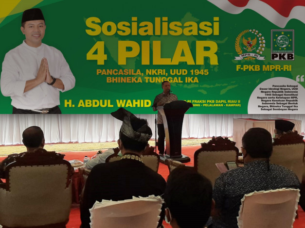 Sampaikan Materi 4 Pilar di Hadapan Warga Mandah, Abdul Wahid Ajak Warga Tidak Mudik saat Idul Fitri