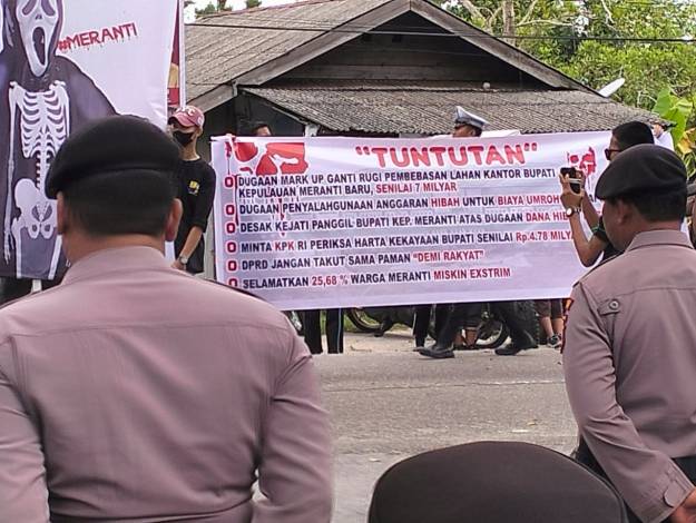LM2R Gelar Demo di Hari Jadi Kepulauan Meranti, Sorot Dugaan Markup Ganti Rugi Lahan Kantor Bupati