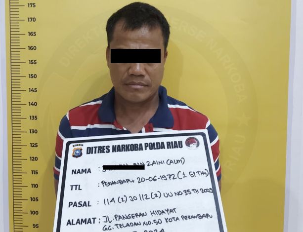 Pangeran Hidayat Diacak-acak Polda Riau, Satu Bandar Narkoba Ditangkap