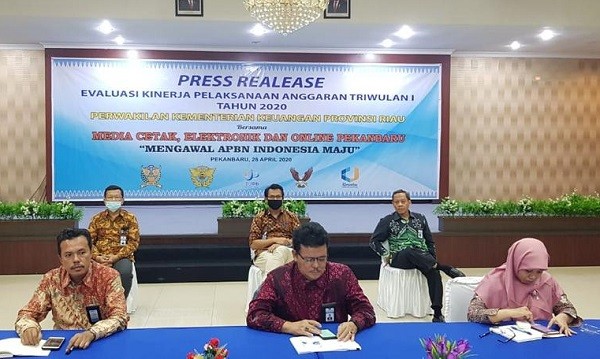 Triwulan I, Realisasi Belanja APBN di Riau Capai Rp6,8 Triliun