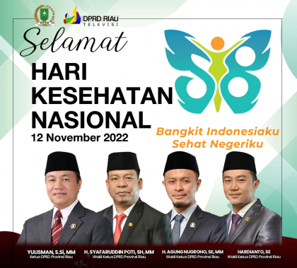 DPRD Riau Hari Kesehatan Nasional 2022