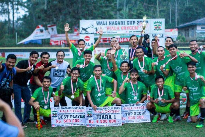 Inhu FC Pekanbaru Juara Piala Oxygen 2023 Wali Nagari Situjuah Batua