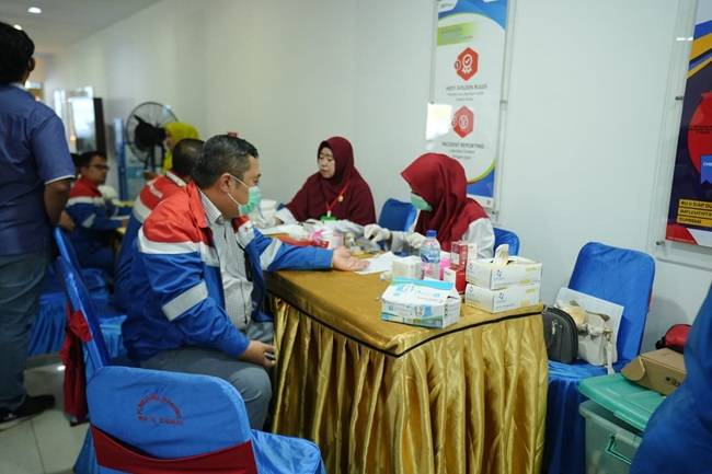 Gelar Donor Darah, PT KPI Unit Dumai dan Sei Pakning Sumbangkan 558 Kantong Darah