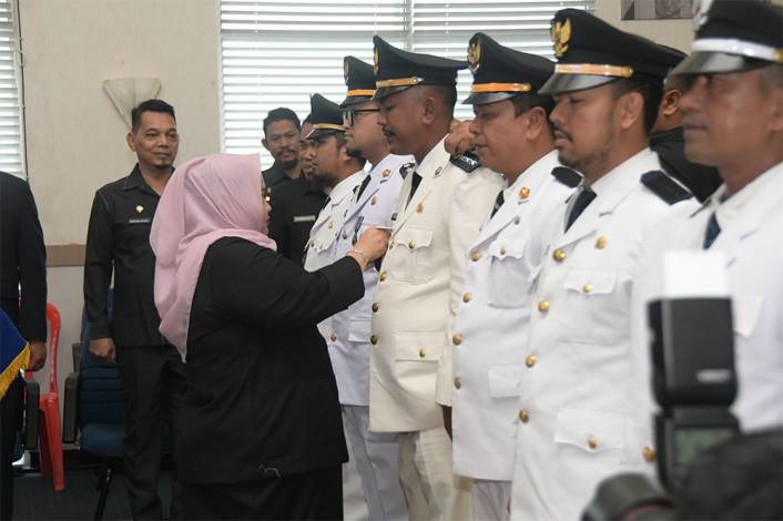 Bupati Bengkalis Lantik 171 Pejabat, Bustami Jadi Staf Ahli, dr Ersan Sebagai Pelaksana Tugas Sekda