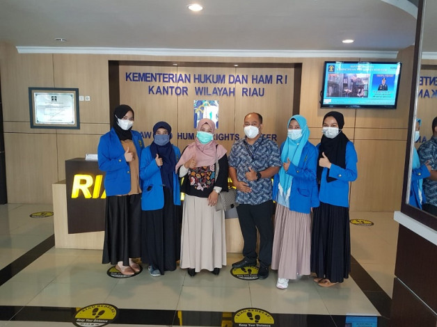 Kemenkumham Riau Terima Mahasiswa Program Magang Fikom UIR