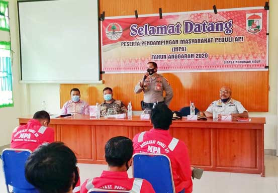 Polsek Kerumutan Hadiri Kegiatan Pendampingan MPA Kecamatan Kerumutan