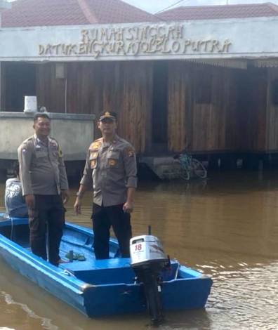 Kapolsek Langgam akan Koordinasi dengan PPK Terkait Relokasi TPS 01 yang Terendam Banjir