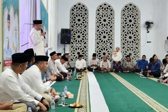 Safari Ramadan ke Masjid Darul Mukhlisin, Jamaah Apresiasi Program Keagamaan Pemko Pekanbaru