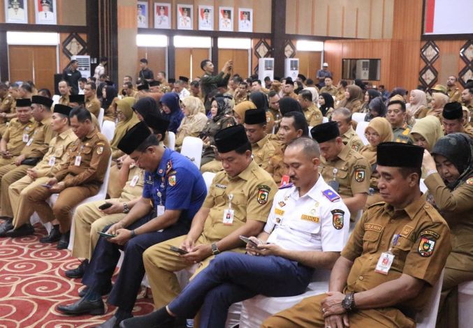 Kepala BKPSDM Hadiri Silaturahmi Bersama Pj Wali Kota Usai Lebaran