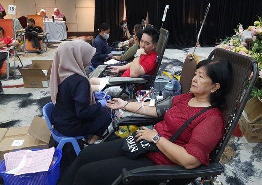 PBBDD Riau Sukses Kumpulkan 735 Kantong Darah di Hari Pertama