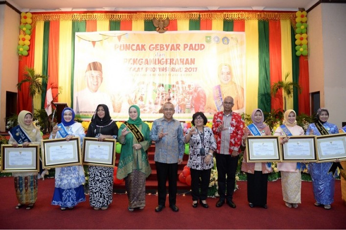 Gubernur Riau Hadiri Gebyar PAUD Riau 2017