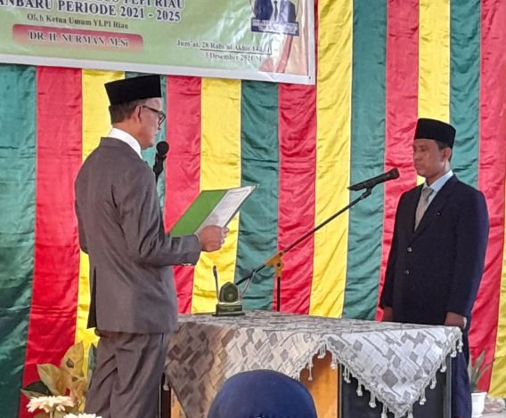 Zul Efendi Pimpin SD Islam Plus YLPI Kedua kalinya, Ini Pesan Ketua YLPI Riau