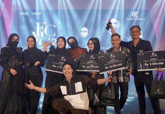 Fajar Cosmetic Makeup Competition 2022 Berlangsung Sukses, Walikota Pekanbaru: Kalau Bisa Gelar Setiap Tahun