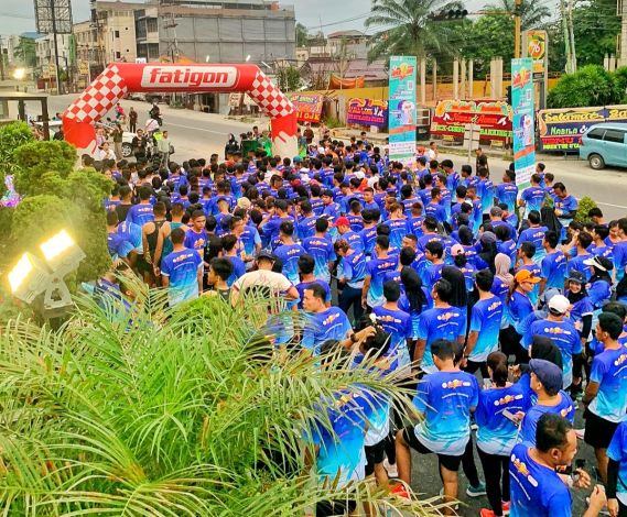 Mal Pekanbaru Xchange Kembali Gelar Warrior Run for Fun, Diikuti 750 Peserta