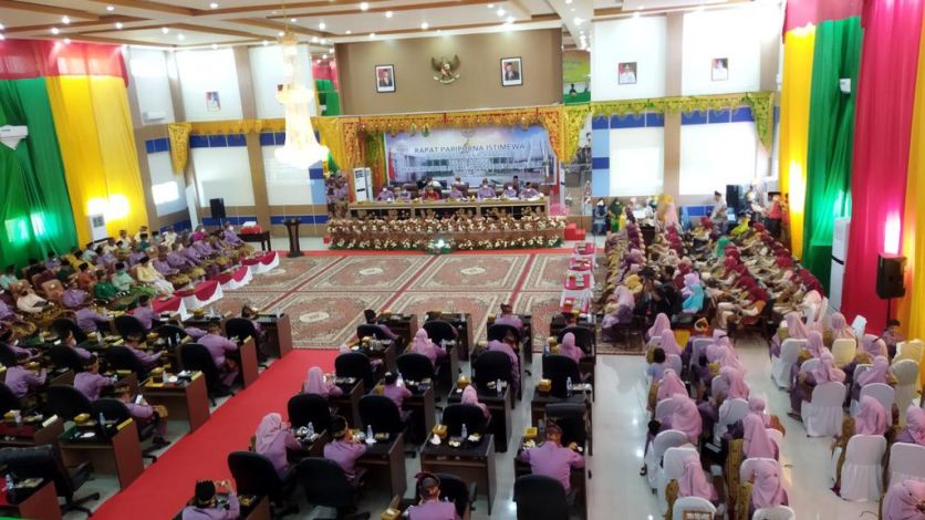 DPRD Rohil Gelar Sidang Paripurna HUT Kabupaten Rohil ke 22