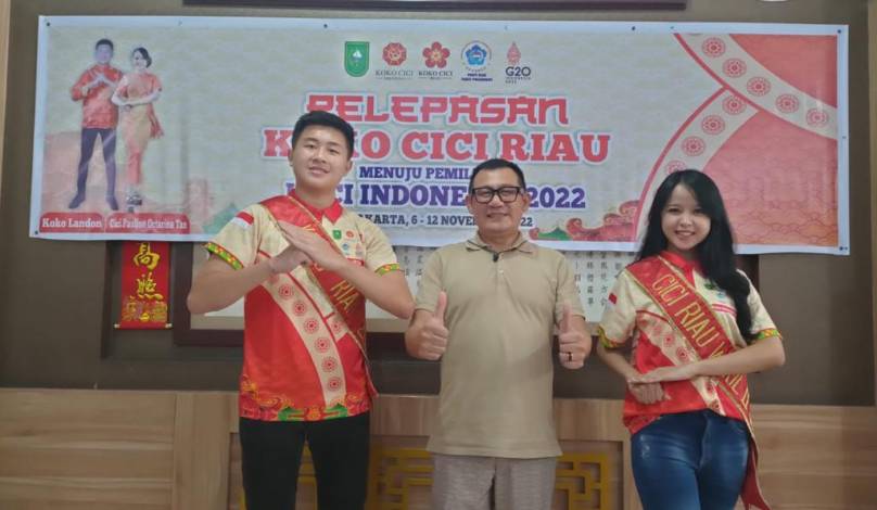 Koko Landon dan Cici Pauline Wakili Riau di Ajang Koci Nasional 2022