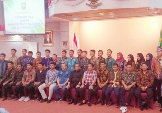 BEM Nusantara Apresiasi Pertemuan Gubri dengan BEM se-Riau