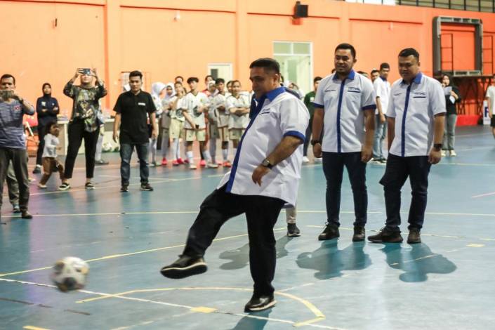9 Kabupaten/Kota Ikuti Kejuaraan Futsal Tingkat Provinsi Riau, Diminta Bermain Sportif