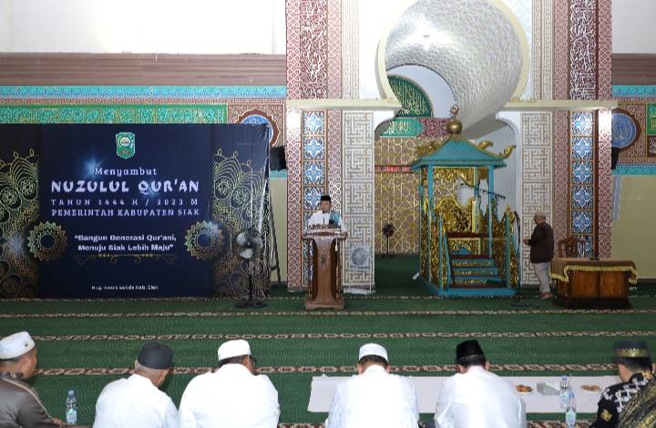 Pemkab Siak Peringati Malam 17 Ramadan, Ajak Masyarakat Dekatkan Diri dengan Al-Quran
