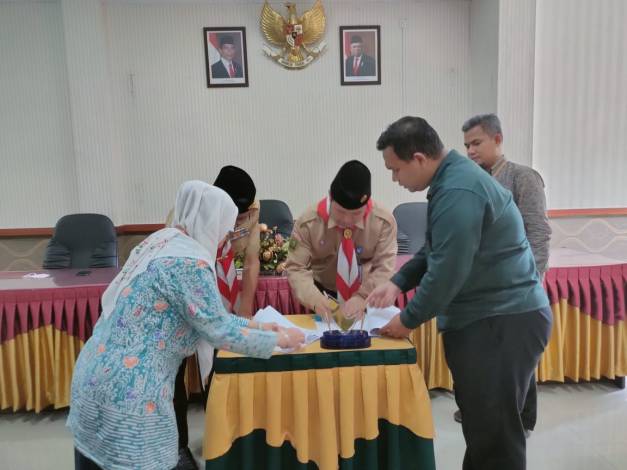 Balai Besar POM di Pekanbaru Tandatangani Perjanjian Kerjasama dengan Kwarda Riau