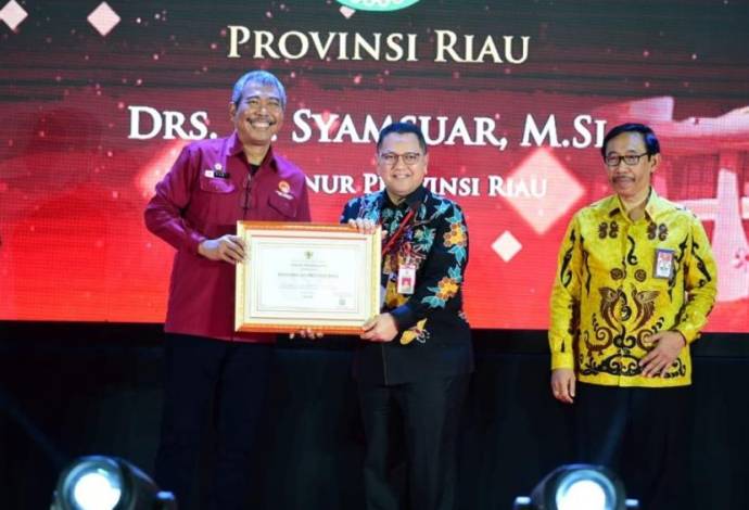 Kualitas Pengisian Jabatan PTP Kategori Baik, Pemprov Riau Terima Penghargaan dari KASN