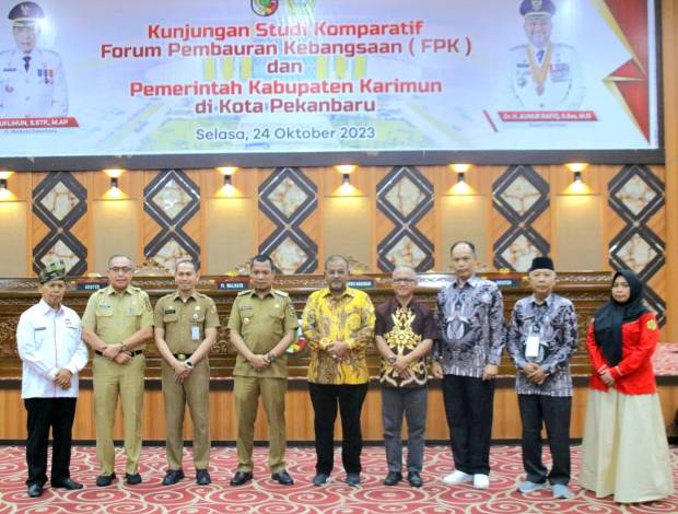Pj Walikota Pekanbaru Terima Kunjungan Studi Komparatif FPK Karimun