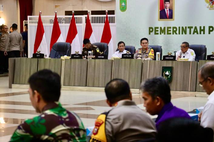 Rakor Persiapan Distributor Pemilu 2024, Kapolda Riau: Semua Pihak Terlibat
