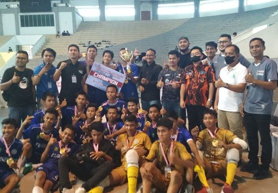 Dispora Pekanbaru Taja Liga Pelajar Futsal 2022, Tim SMAN 12 Sukses jadi Juara
