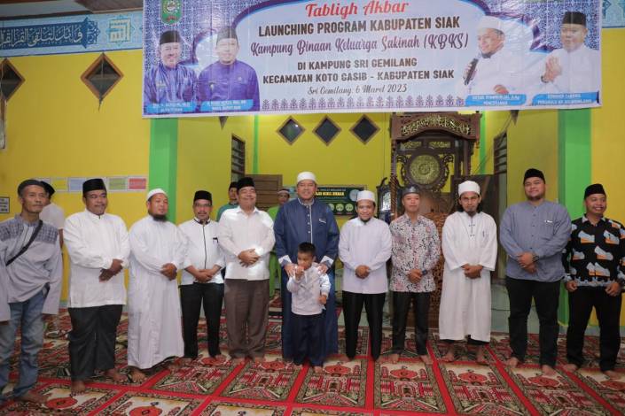 Lahirkan Hafiz Quran dari Kampung, Bupati Siak Buka Program Kampung Binaan Keluarga Sakinah