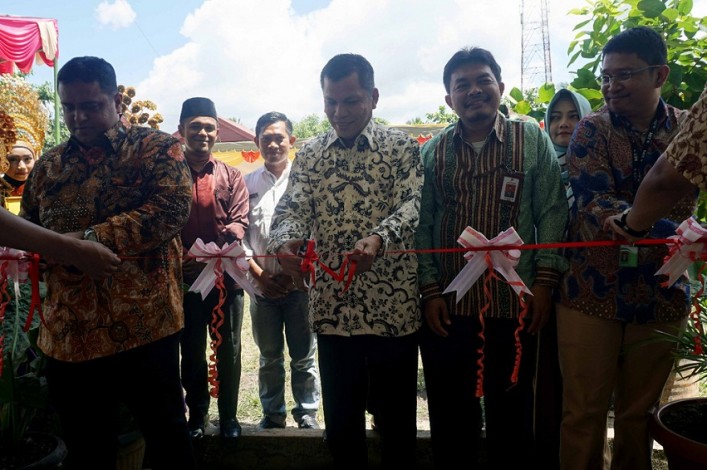 BOB Bantu Ruang Kelas untuk MTs LKMD Kasikan, Kampar