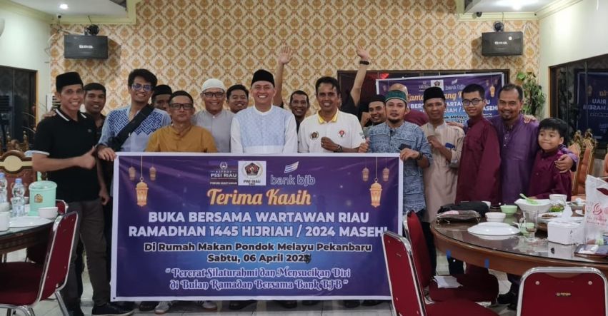 Pererat Silaturahmi, Siwo PWI Riau Gelar Buka Bersama BJB dan PSSI