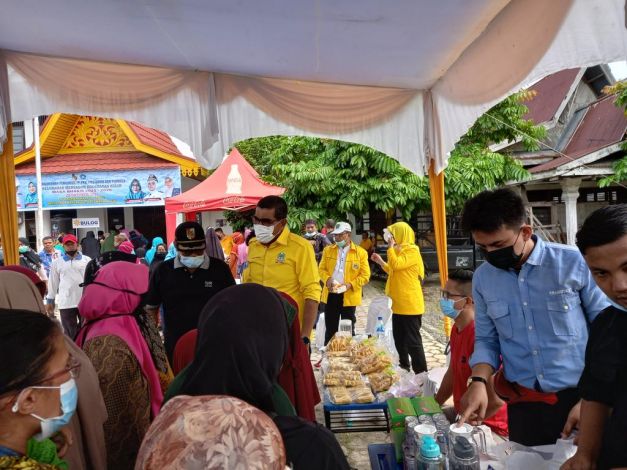 Peduli Ditengah Pandemi, Golkar Riau Kembali Gelar Pasar Murah