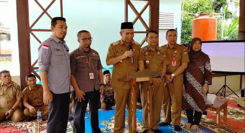 Wakili Riau pada Apresiasi Keterbukaan Informasi Tingkat Nasional, Kamsol Tinjau Desa Pulau Gadang