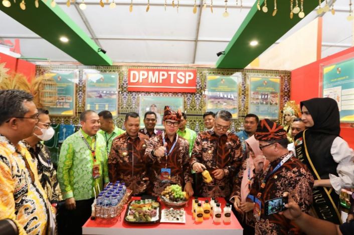 Rangkaian Rakernas Apeksi, DPM-PTSP Pekanbaru Ramaikan Pameran Indonesia City Expo 2022 di Padang