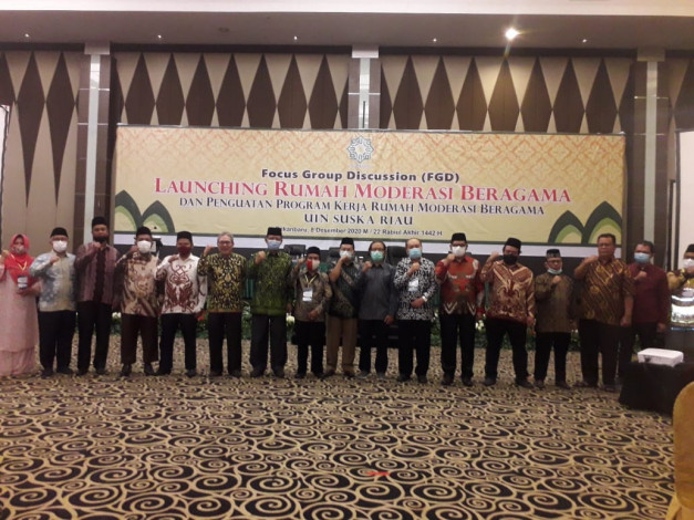 Wamenag Resmikan Rumah Moderasi Beragama UIN Suska Riau