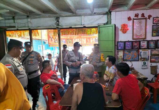 Kapolsek Panipahan Ajak Warga Tionghoa Gunakan Hak Pilih di Pemilu 2024